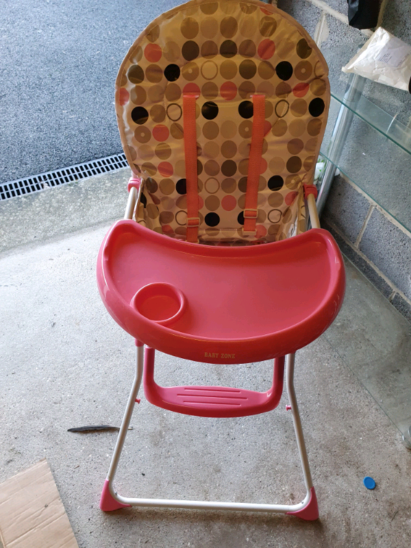 spotty high chair
